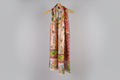 Étole bamboo silk Kalamkari animaux - Vue d'ensemble