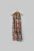 Étole bamboo silk motif Kalamkari héritage - Vue principale