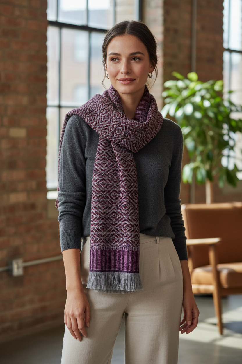 Foulard Boréal - 100% laine