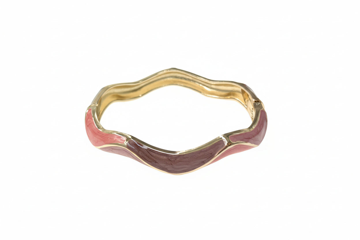 Bracelet jonc émaillé coloré - Anna