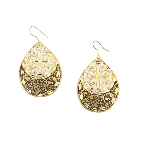 Boucles d'oreilles Andalucia artisanales - Vue principale