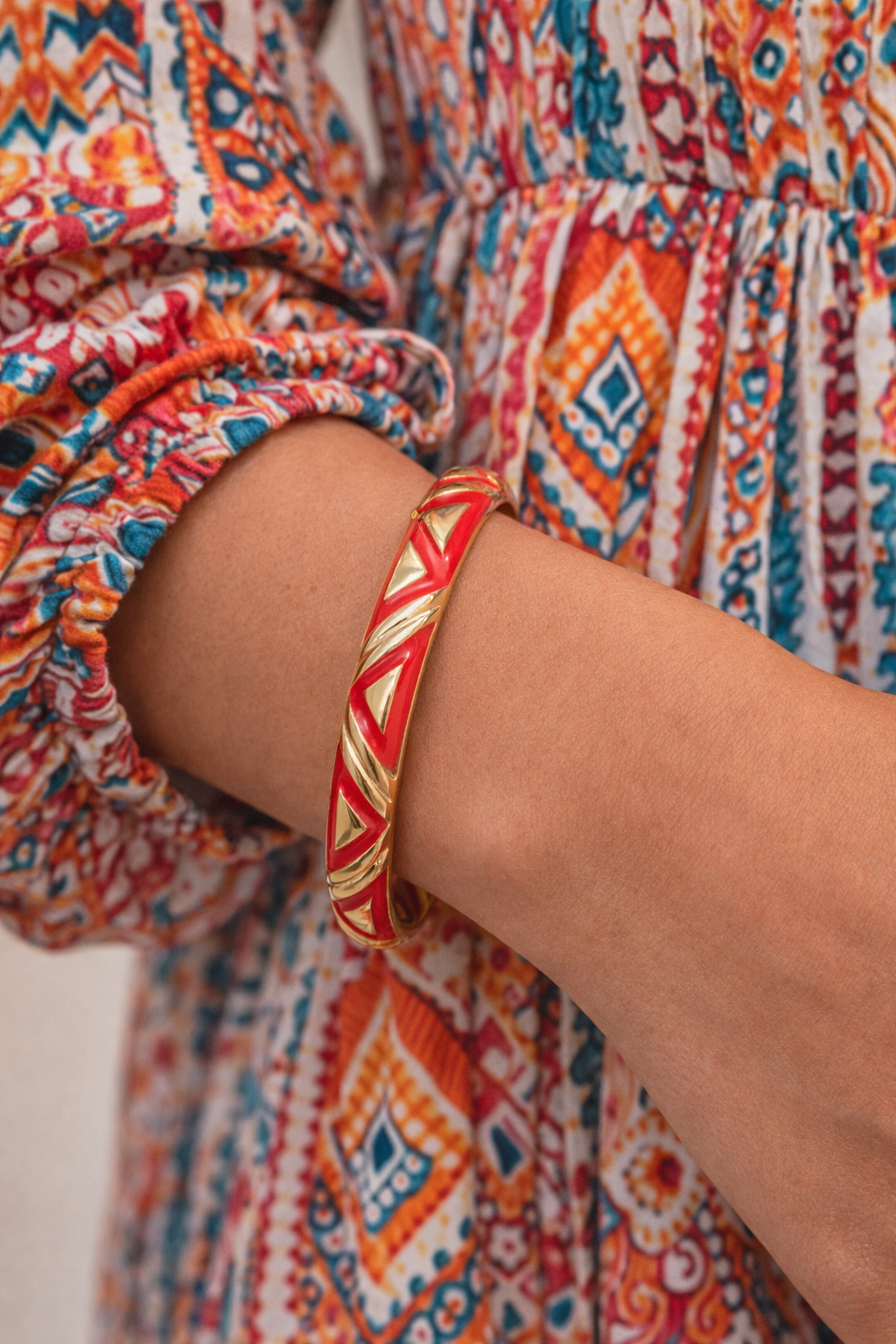 Bracelet jonc émaillé - Sofia