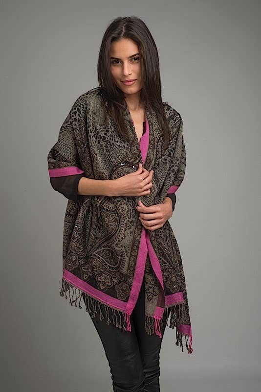 Samara scarf - 95% wool / 5% silk