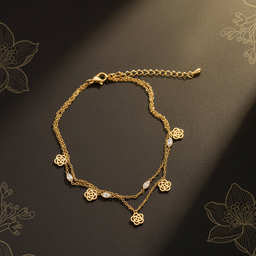 Bracelet de cheville acier inoxydable