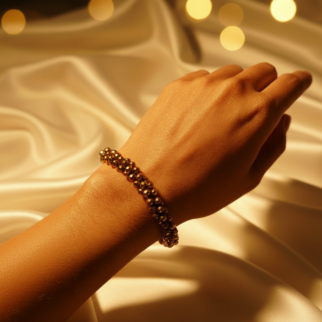 Bracelet lumina doré