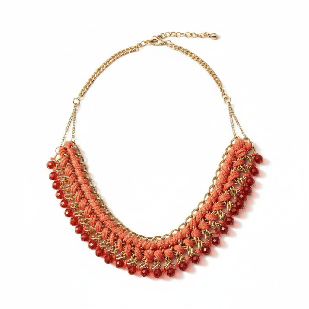 Collier corail création artisanale