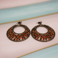 Boucles d'oreilles ethniques Erzurum - Détail finitions et matière