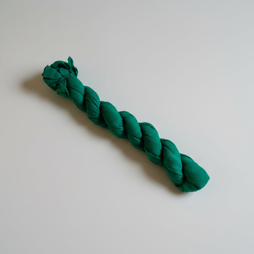 Foulard paréo coton uni couleur menthe twisté
